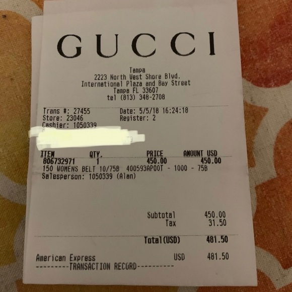 Like new-Gucci Belt! - Picture 8 of 8